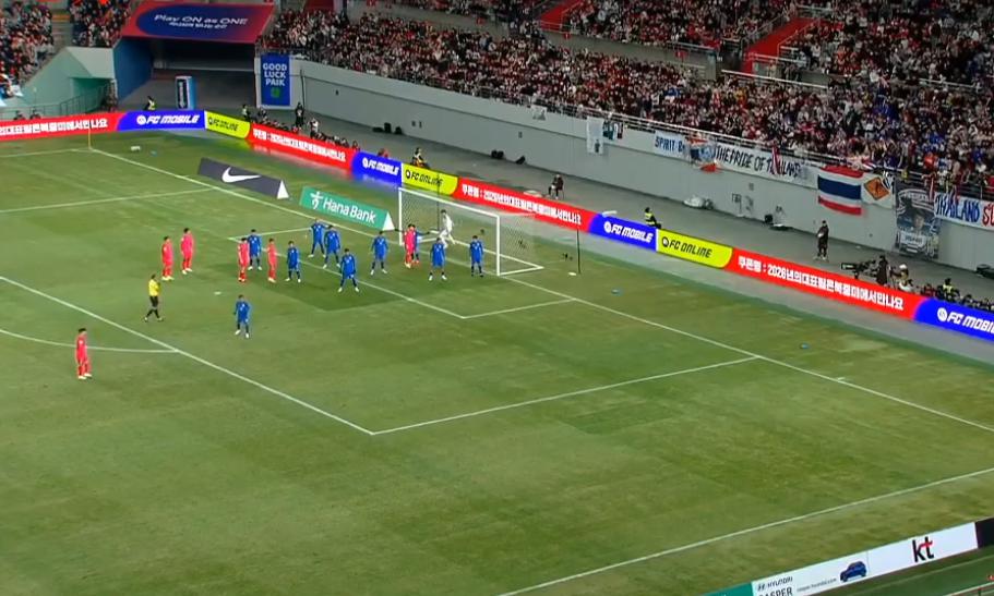 世预赛：韩国主场被爆冷，领先被泰国队1-1逼平，李刚仁替补(5)