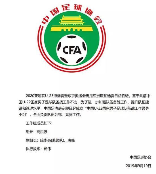 终于开窍了！中国足协再次做出正确决定，唯此一人适合国奥主帅(1)