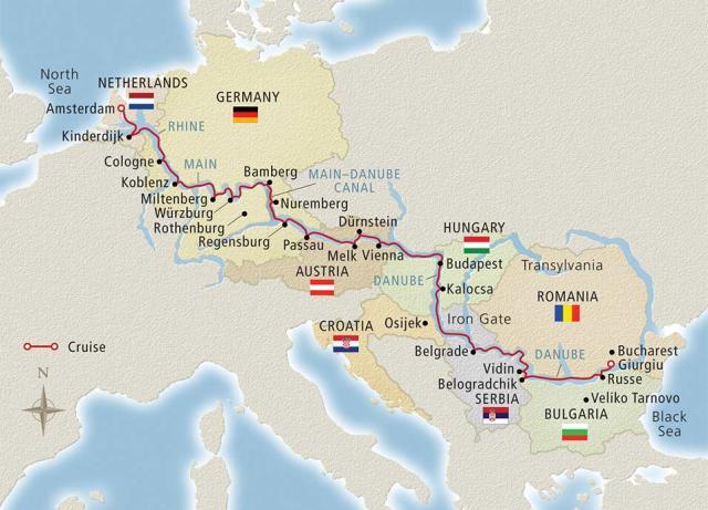 【欧洲杯交通手册C组】北海-多瑙河-黑海 穿越欧洲(3)