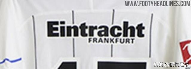 德甲法兰克福队球衣 法兰克福新赛季球衣更换了经典的标识(2)