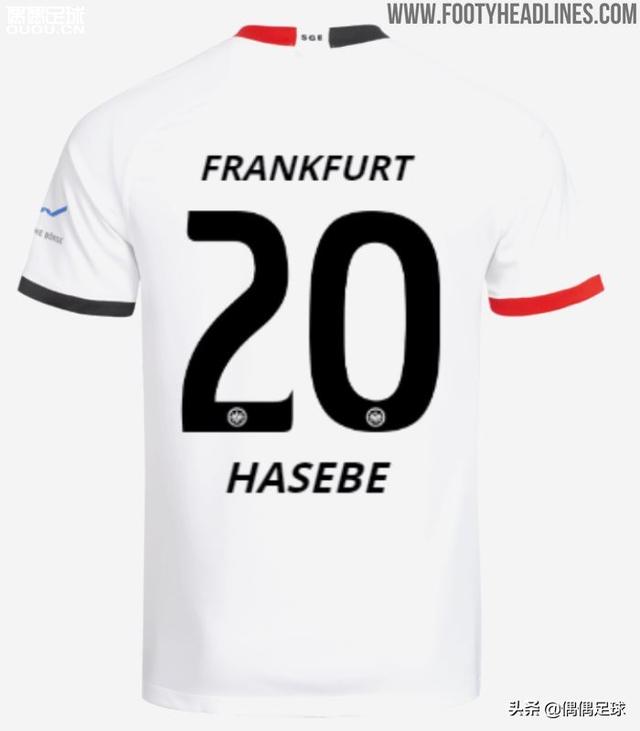 德甲法兰克福队球衣 法兰克福新赛季球衣更换了经典的标识(6)
