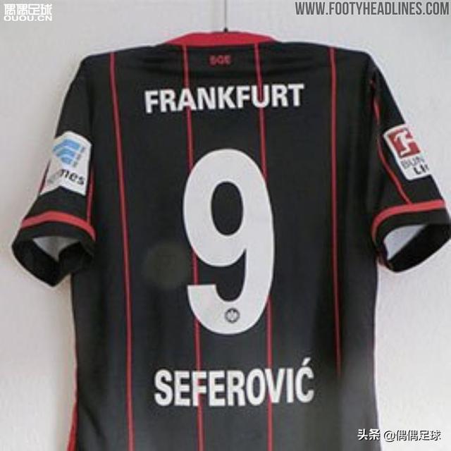 德甲法兰克福队球衣 法兰克福新赛季球衣更换了经典的标识(8)