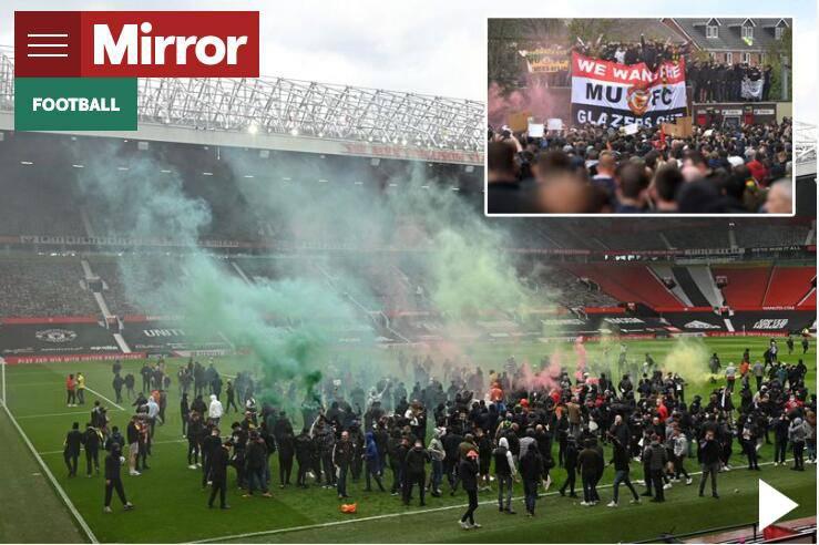 曼联球迷计划本周末举行抗议活动 又赶在踢利物浦前(1)