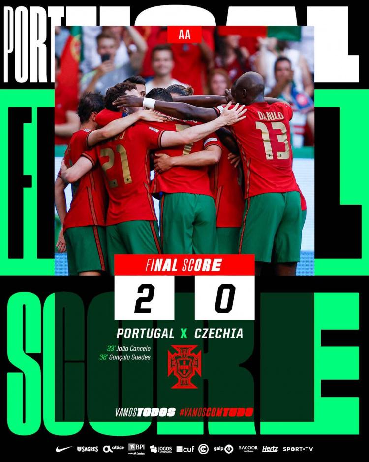 3场7分！欧国联葡萄牙强势小组登顶，C罗进球锦上添花，1分不值！(1)