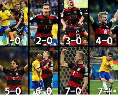 14年世界杯，德国7：1重创巴西的同时，复制了巴西02年的一个数据(2)