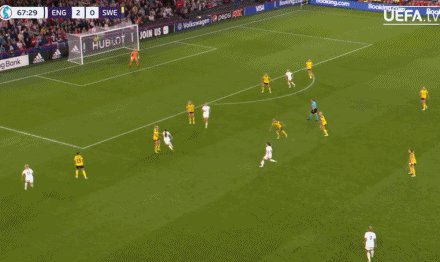 【女足欧洲杯】米德2传1射 英格兰4比0瑞典挺进决赛(8)