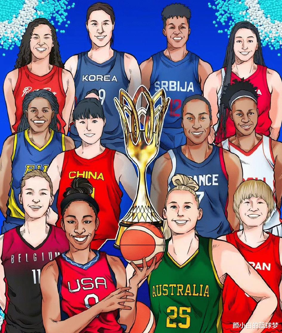 FIBA公布女篮世界杯实力榜中国排第三：中国12人大名单疑似曝光(3)