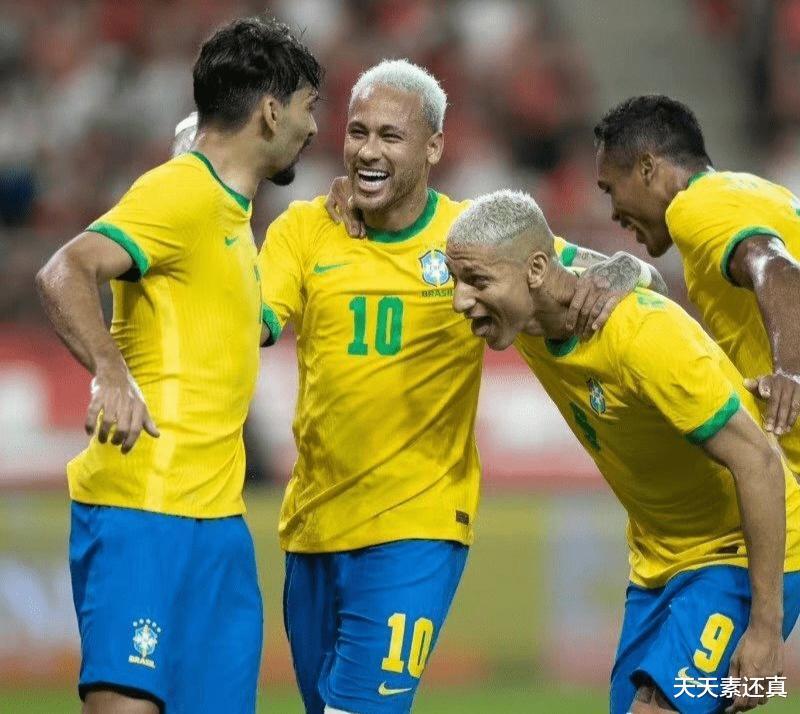 能在三届世界杯取得进球的巴西球员有两个，内马尔有望成为第三个(5)