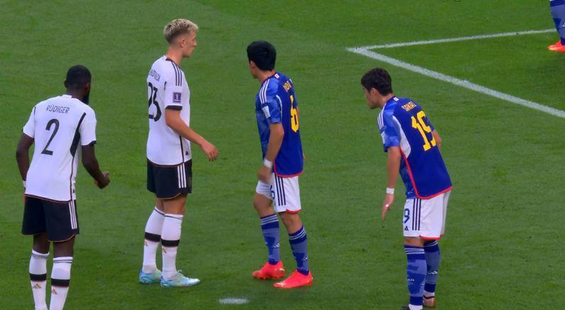 世界杯：前田大然进球被吹，劳姆造点京多安点射，德国1-0日本(1)