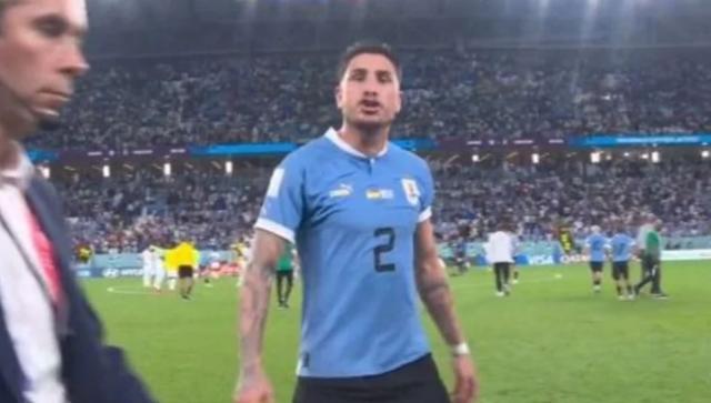 记者：赛后围堵+肘击+辱骂 乌拉圭或遭重罚(3)