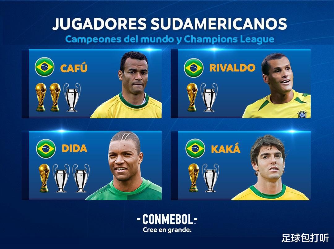 获得过世界杯和欧冠的南美球员(1)