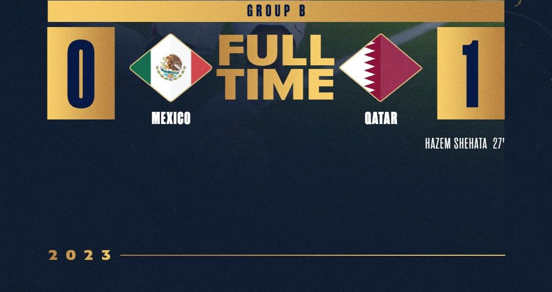 大冷系统局！射门25-1比分0-1，墨西哥出线送卡塔尔晋级(1)