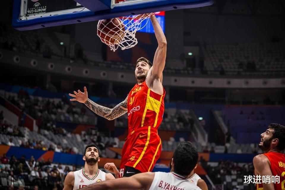 篮球世界杯：西班牙轻取伊朗全胜晋级 埃尔南戈麦斯兄弟合砍37+14(1)