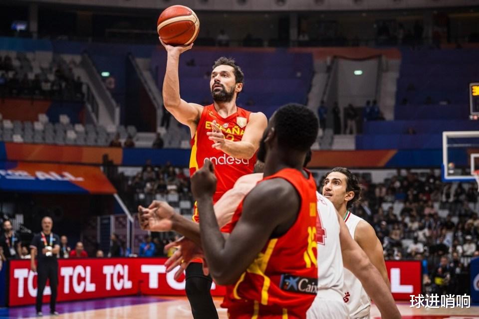 篮球世界杯：西班牙轻取伊朗全胜晋级 埃尔南戈麦斯兄弟合砍37+14(2)