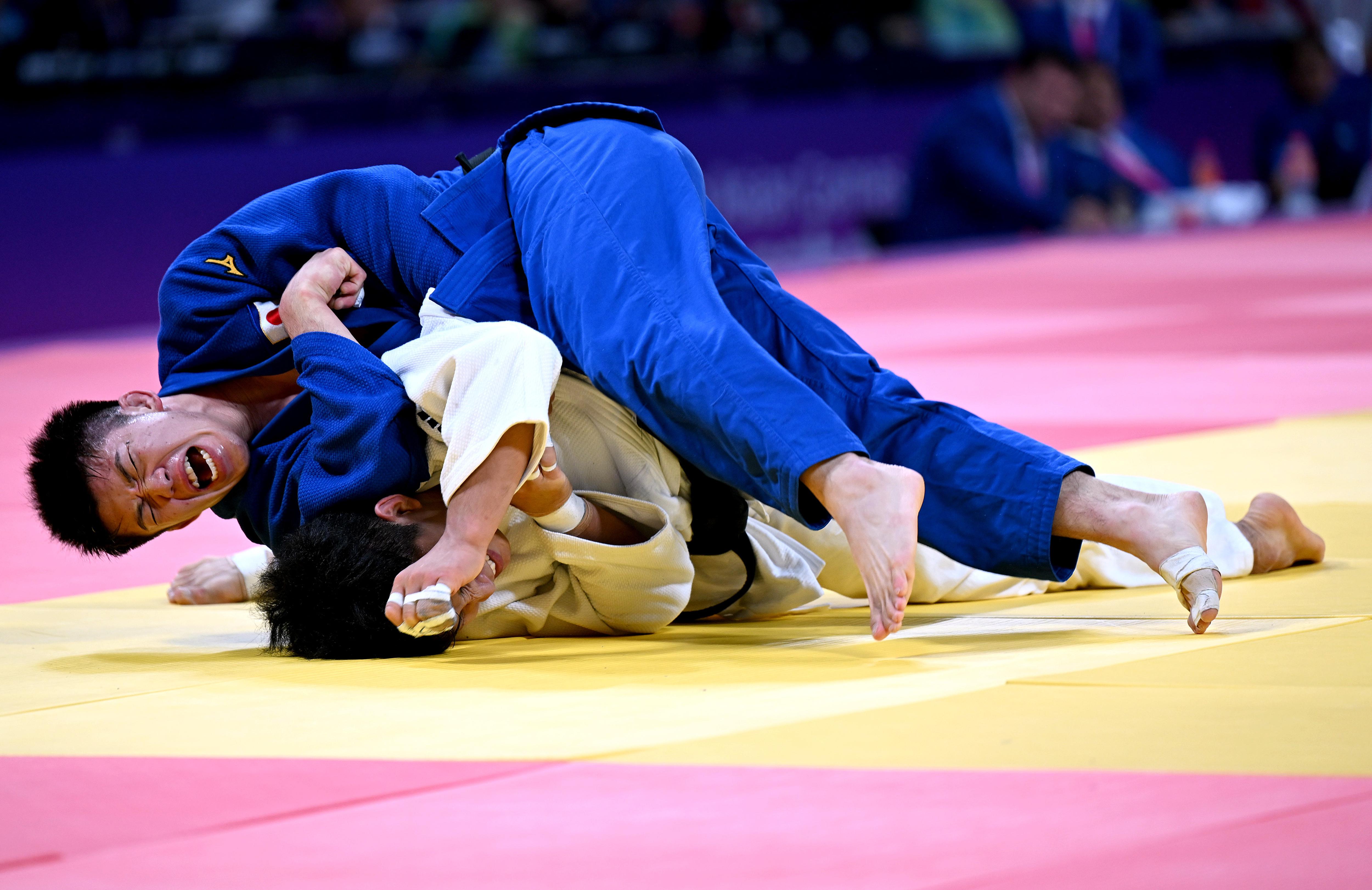 柔道——男子66公斤级半决赛赛况(1)