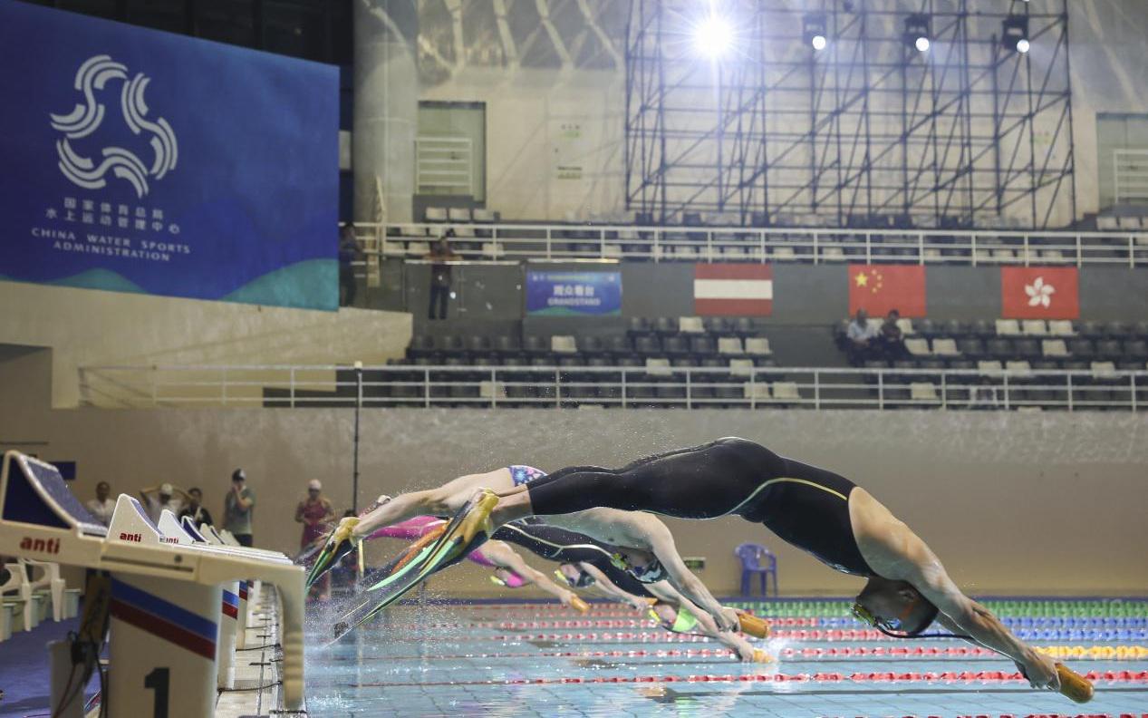 蹼泳世界杯黄金总决赛收官，中国选手斩获37金(1)
