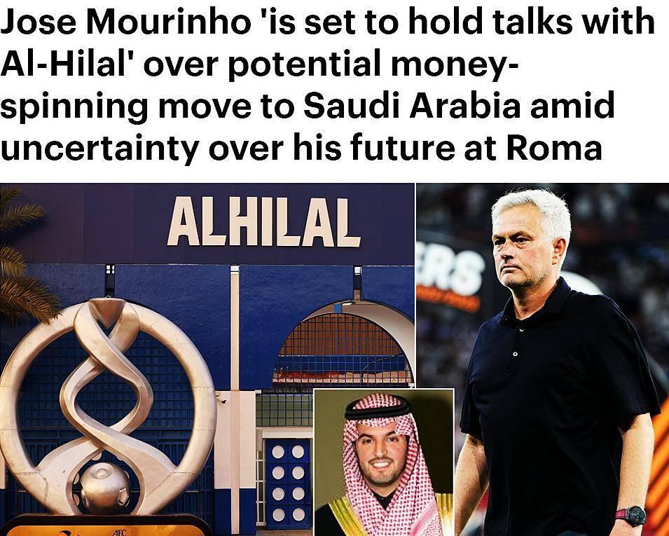 沙特带穆里尼奥重返罗马，不仅是体育商业行为，还是足球地缘政治(15)