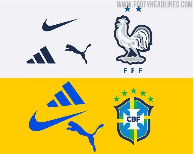 FH：继德国更换耐克后，巴西和法国也计划更换球衣赞助商(1)
